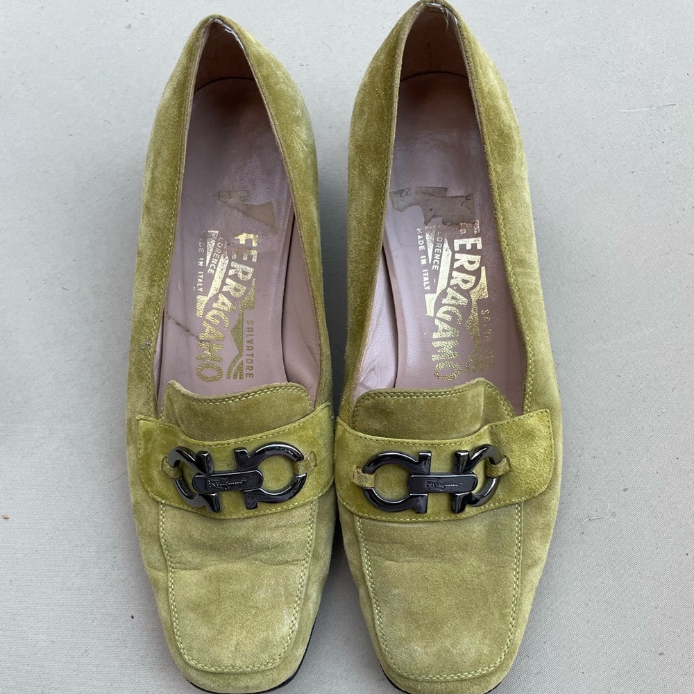 Ferragamo loafers 5 1/2D EUC